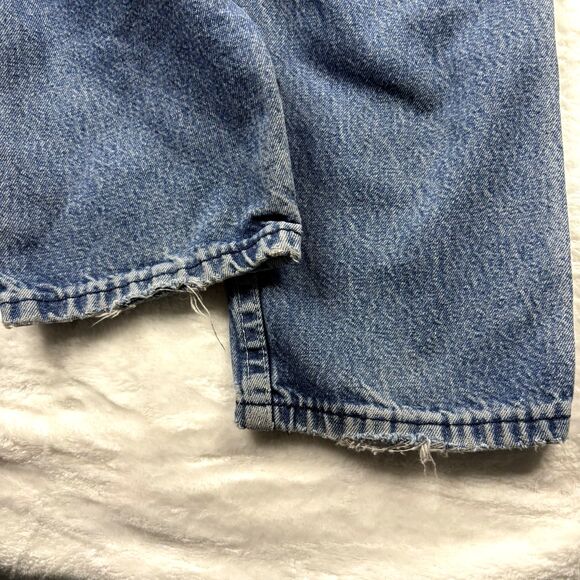 Rare Vtg OshKosh Vestbak Overalls Size 3T USA 80s Denim Paper Tag Great FADE - Picture 8 of 16